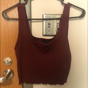 Forever 21 Red Crop Top